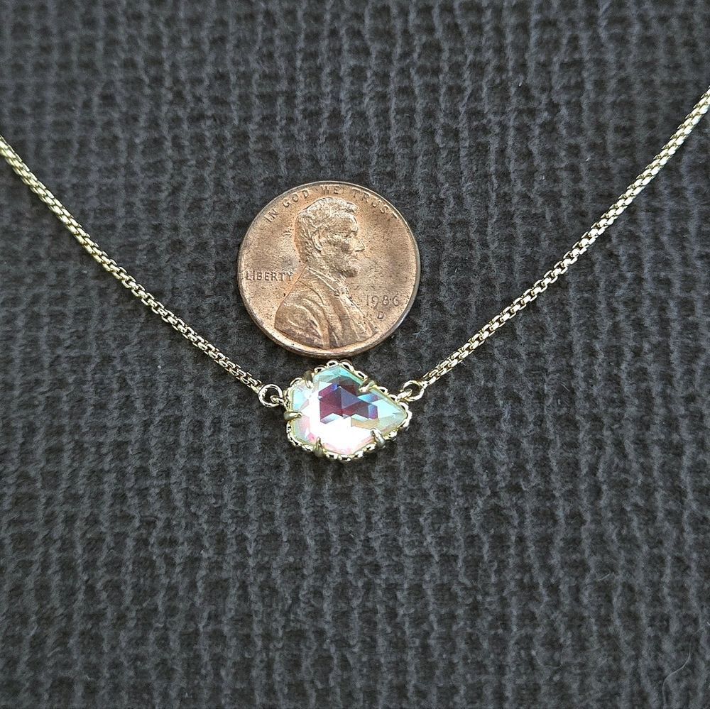 Kendra Scott "Tess" Dichroic Glass🪟 Pendant Necklace - NWT - Picture 8 of 16